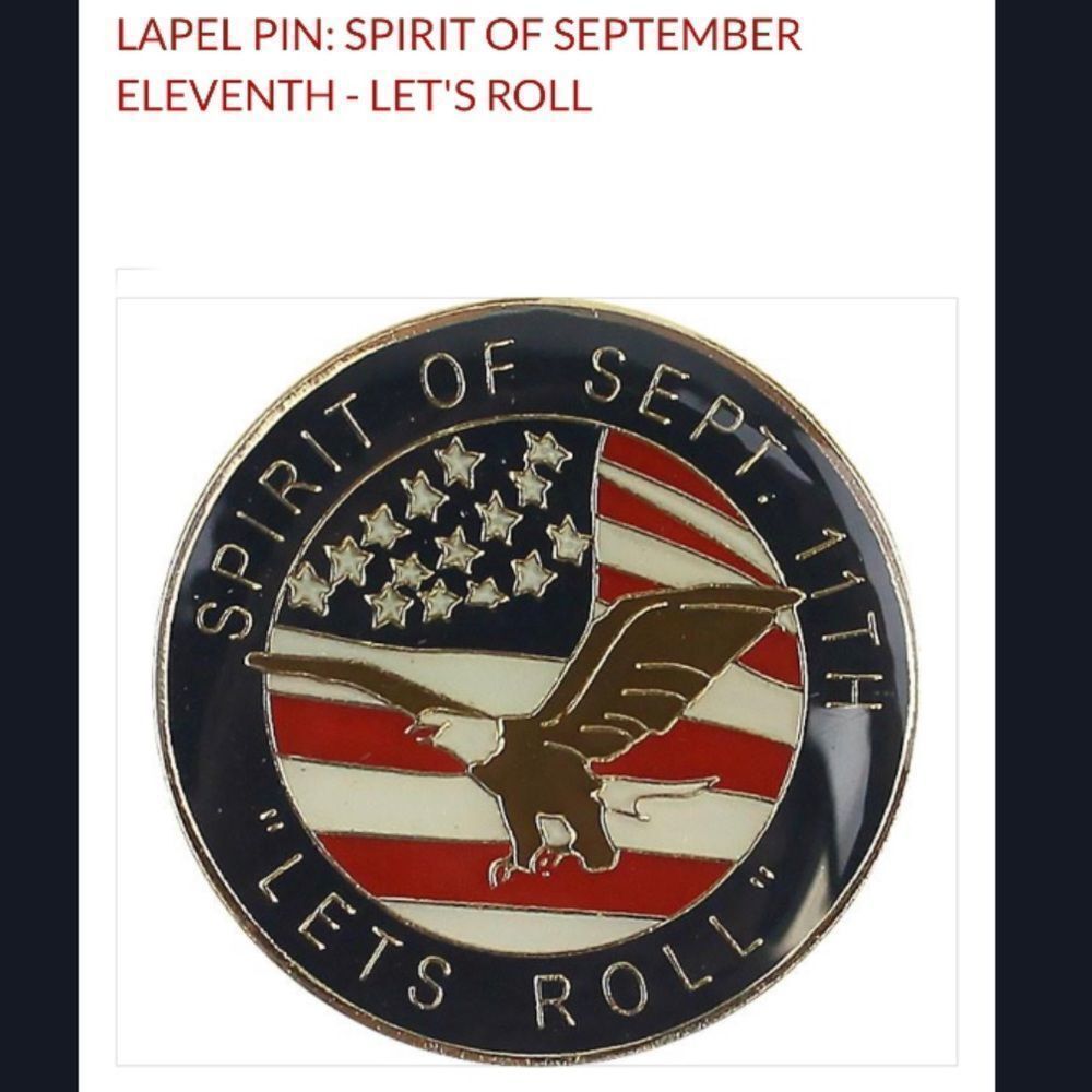 Vanguard Lapel Pin “LETS ROLL”